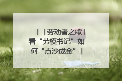 「劳动者之歌」看“劳模书记”如何“点沙成金”