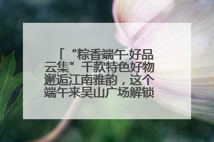 “粽香端午·好品云集”千款特色好物邂逅江南雅韵，这个端午来吴山广场解锁“浙里烟火气”