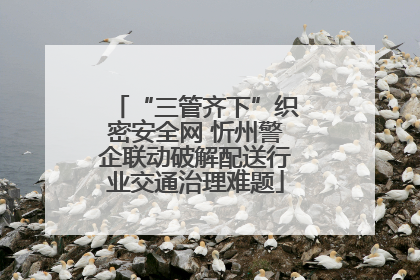 “三管齐下”织密安全网 忻州警企联动破解配送行业交通治理难题