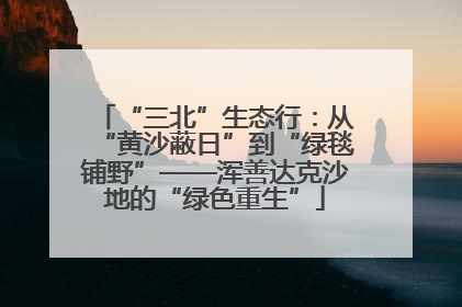 “三北”生态行：从“黄沙蔽日”到“绿毯铺野”——浑善达克沙地的“绿色重生”