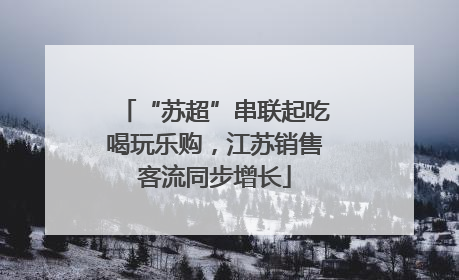 “苏超”串联起吃喝玩乐购，江苏销售客流同步增长