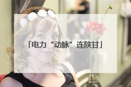 电力“动脉”连陕甘