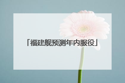 福建舰预测年内服役