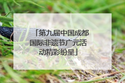 第九届中国成都国际非遗节广元活动精彩纷呈