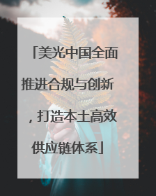 美光中国全面推进合规与创新，打造本土高效供应链体系