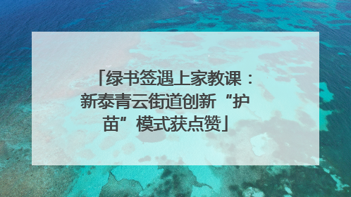 绿书签遇上家教课：新泰青云街道创新“护苗”模式获点赞