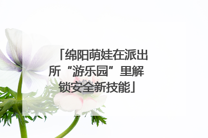 绵阳萌娃在派出所“游乐园”里解锁安全新技能