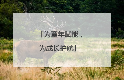 为童年赋能，为成长护航