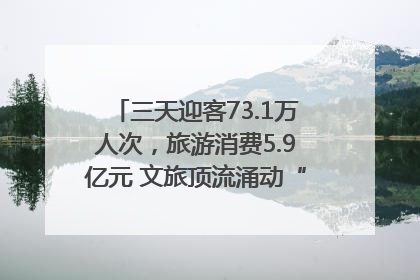 三天迎客73.1万人次，旅游消费5.9亿元 文旅顶流涌动“江宁style”