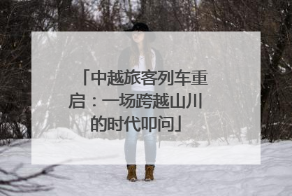 中越旅客列车重启：一场跨越山川的时代叩问