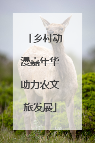 乡村动漫嘉年华助力农文旅发展