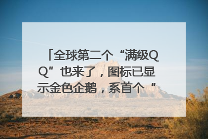 全球第二个“满级QQ”也来了，图标已显示金色企鹅，系首个“满级QQ”的小号