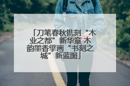 刀笔春秋镌刻“木业之都”新华章 木韵墨香擘画“书刻之城”新蓝图