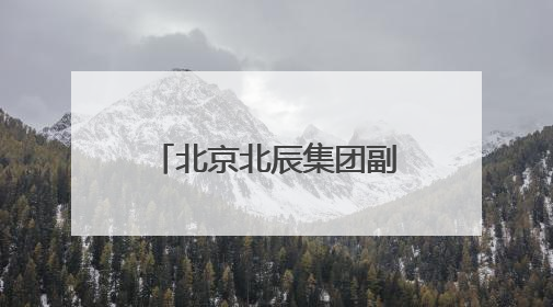 北京北辰集团副总经理胡浩获任石景山区副区长