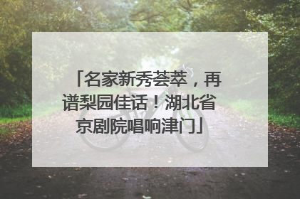 名家新秀荟萃，再谱梨园佳话！湖北省京剧院唱响津门