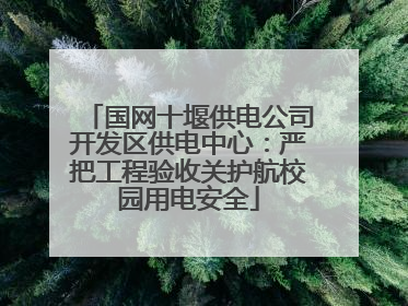 国网十堰供电公司开发区供电中心：严把工程验收关护航校园用电安全