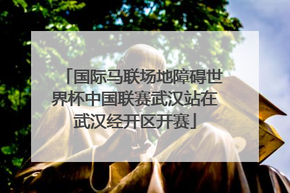 国际马联场地障碍世界杯中国联赛武汉站在武汉经开区开赛