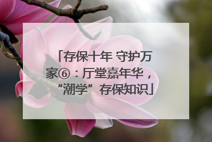 存保十年 守护万家⑥：厅堂嘉年华，“潮学”存保知识