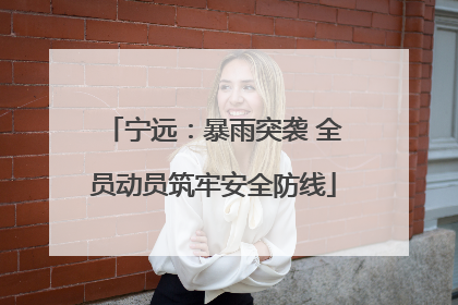 宁远：暴雨突袭 全员动员筑牢安全防线