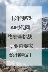 如何应对AI时代网络安全挑战，业内专家给出建议