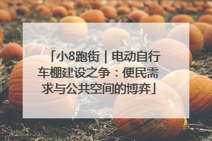 小8跑街｜电动自行车棚建设之争：便民需求与公共空间的博弈