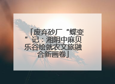 废弃砂厂“蝶变”记：湘阴中麻贝乐谷绘就农文旅融合新画卷