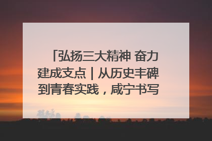 弘扬三大精神 奋力建成支点｜从历史丰碑到青春实践，咸宁书写精神传承新篇章