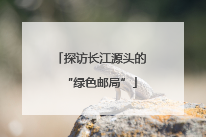 探访长江源头的“绿色邮局”