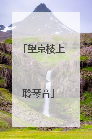 望京楼上聆琴音