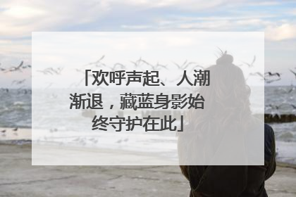 欢呼声起、人潮渐退，藏蓝身影始终守护在此