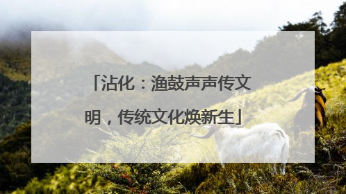 沾化：渔鼓声声传文明，传统文化焕新生