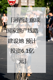 河西走廊成国家遗产线路建设地 预计投资6.1亿元