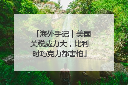 海外手记｜美国关税威力大，比利时巧克力都害怕