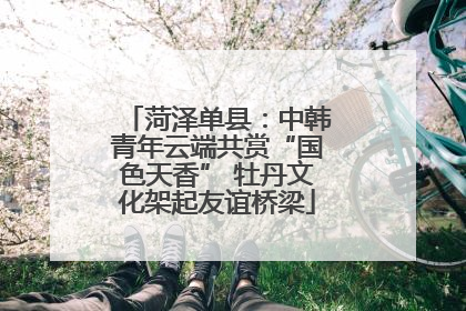 菏泽单县：中韩青年云端共赏“国色天香” 牡丹文化架起友谊桥梁