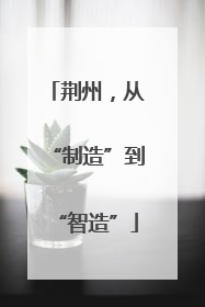 荆州，从“制造”到“智造”