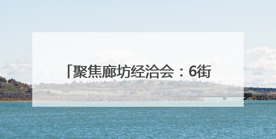 聚焦廊坊经洽会：6街16巷消费市集搭建沉浸式消费体验新场景