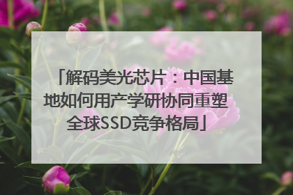 解码美光芯片：中国基地如何用产学研协同重塑全球SSD竞争格局