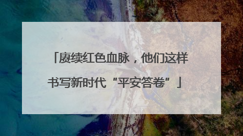 赓续红色血脉，他们这样书写新时代“平安答卷”