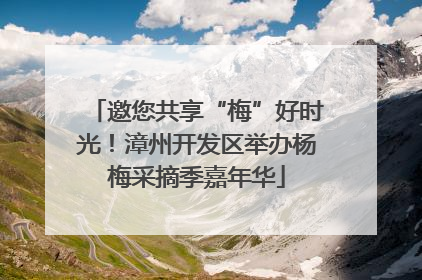 邀您共享“梅”好时光！漳州开发区举办杨梅采摘季嘉年华