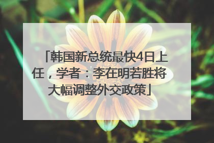 韩国新总统最快4日上任，学者：李在明若胜将大幅调整外交政策