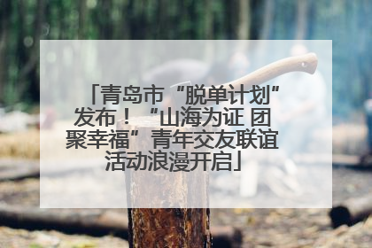 青岛市“脱单计划”发布！“山海为证 团聚幸福”青年交友联谊活动浪漫开启