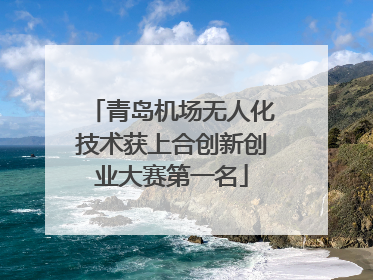 青岛机场无人化技术获上合创新创业大赛第一名