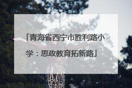 青海省西宁市胜利路小学：思政教育拓新路