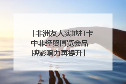 非洲友人实地打卡 中非经贸博览会品牌影响力再提升