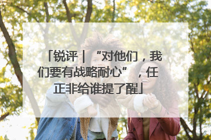 锐评｜“对他们，我们要有战略耐心”，任正非给谁提了醒