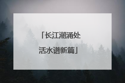长江潮涌处 活水谱新篇