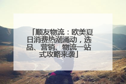 顺友物流：欧美夏日消费热潮涌动，选品、营销、物流一站式攻略来袭