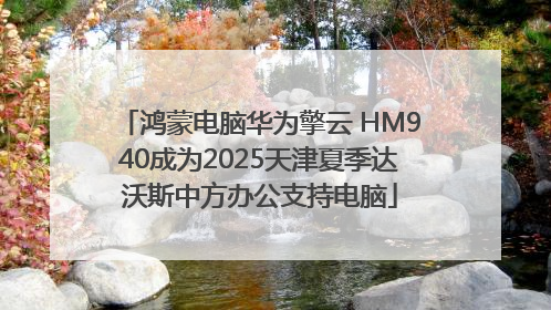 鸿蒙电脑华为擎云 HM940成为2025天津夏季达沃斯中方办公支持电脑