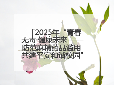 2025年“青春无毒·健康未来——防范麻精药品滥用 共建平安和谐校园”禁毒宣传专题活动在咸宁举行