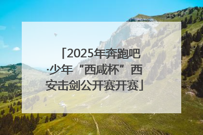 2025年奔跑吧·少年“西咸杯”西安击剑公开赛开赛